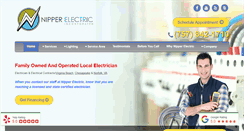 Desktop Screenshot of nipperelectric.com